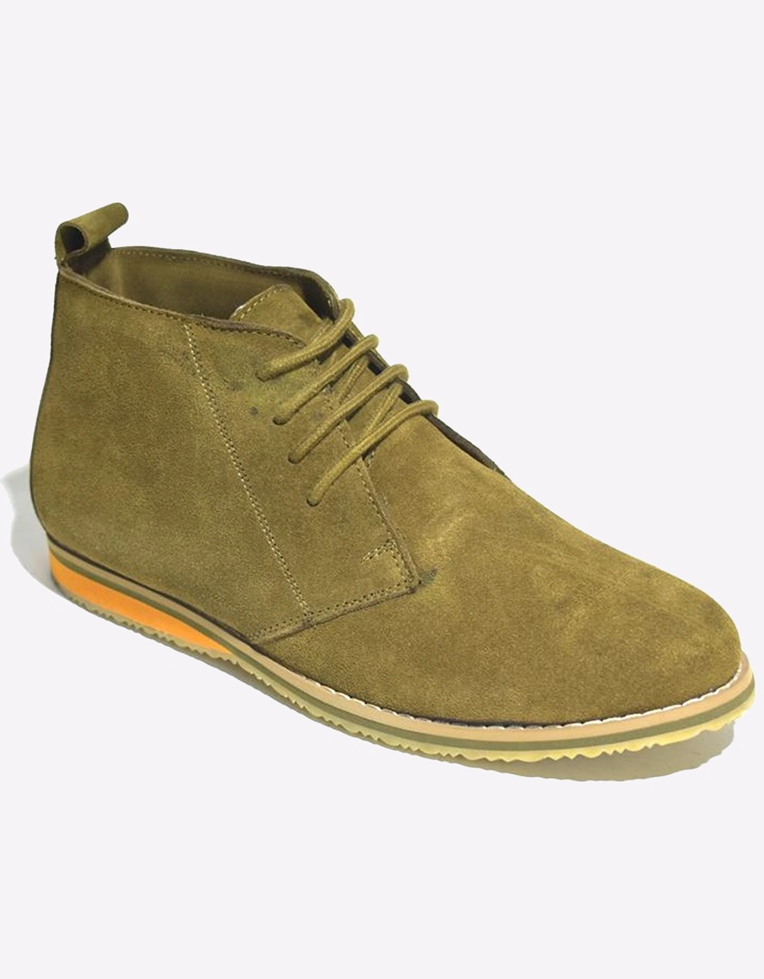 Malin Marcel Suede Mens Olive Green