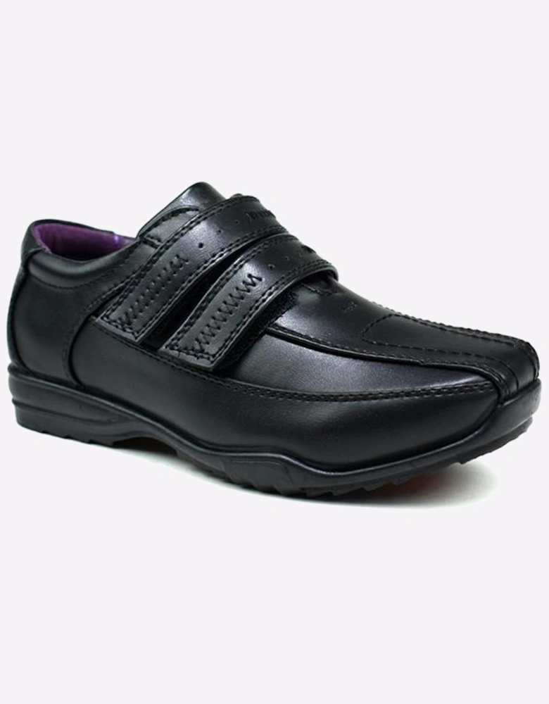 Malin Kam Junior Boys Black Leather