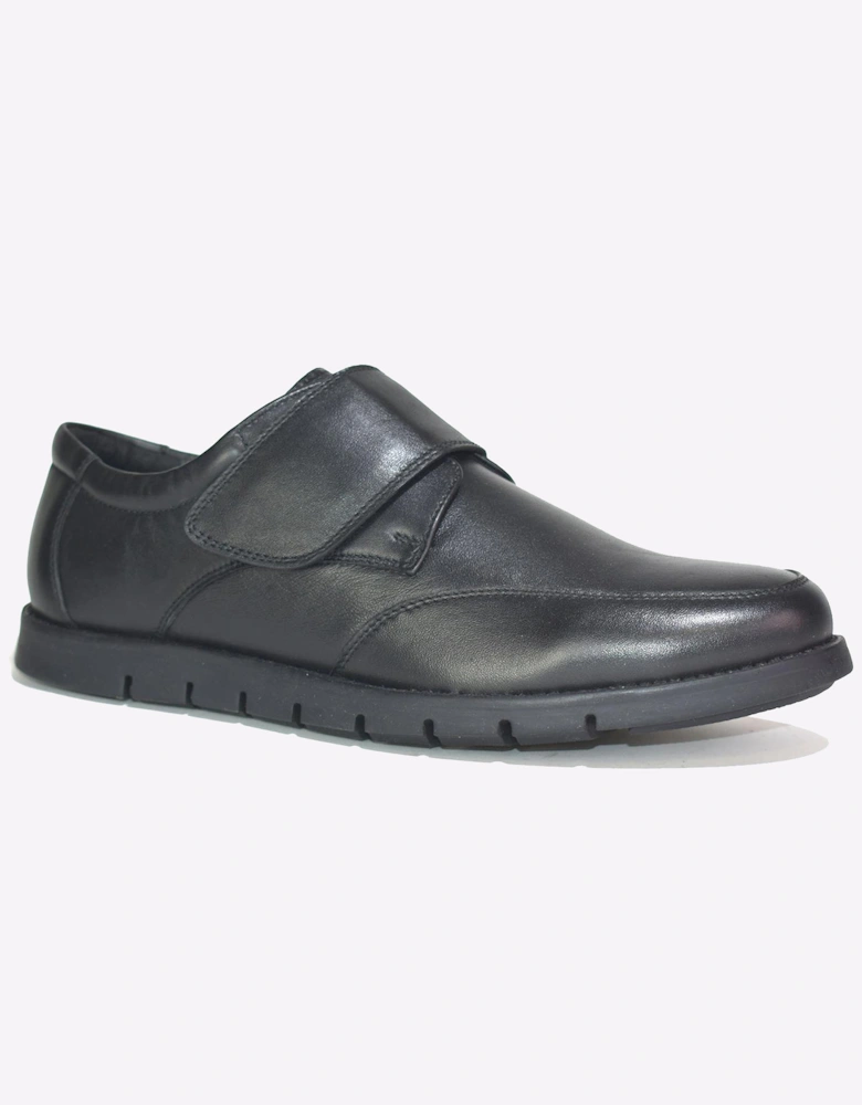 Malin Atlas Leather Comfort Shoes Mens Black Leather