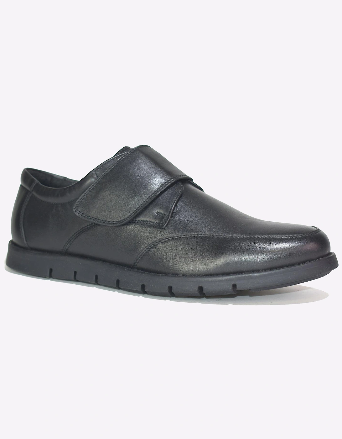 Malin Atlas Leather Comfort Shoes Mens Black Leather