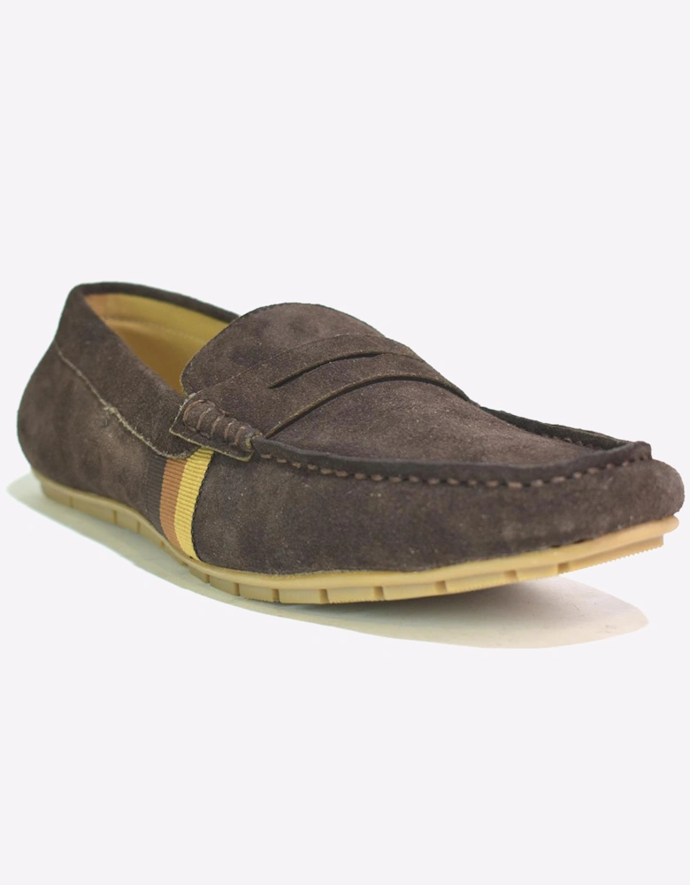 Malin Adriel Slip-On Shoes Mens Brown Suede