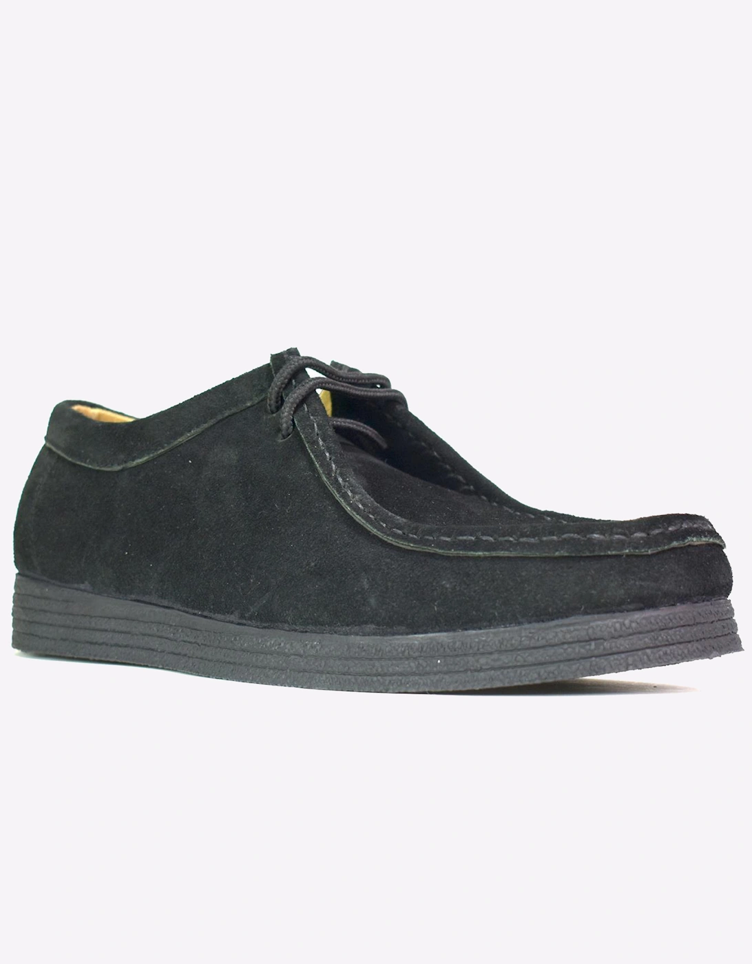 Malin Andreas Leather Mens Black Suede