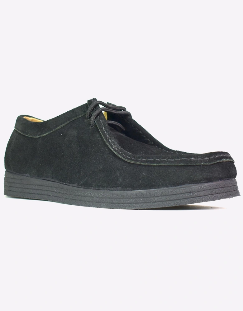 Malin Andreas Leather Mens Black Suede