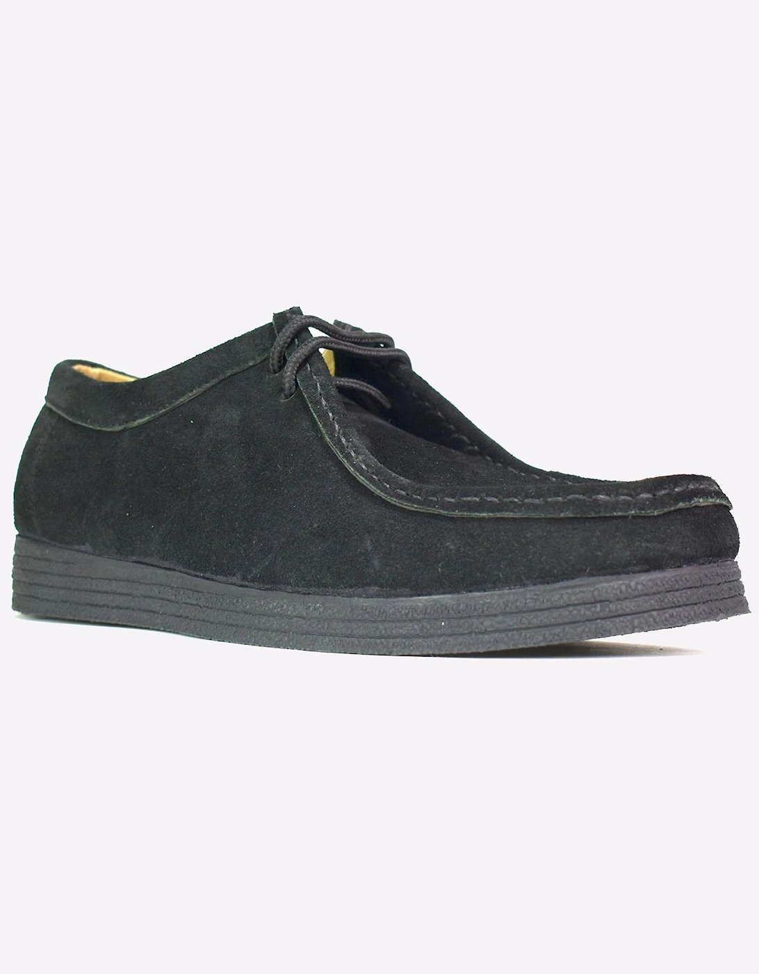 Malin Andreas Leather Mens Black Suede