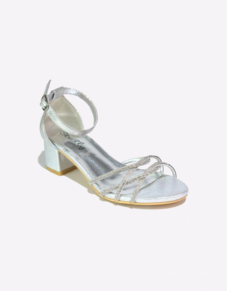 Reveal Jaya Heels Junior Girls Silver