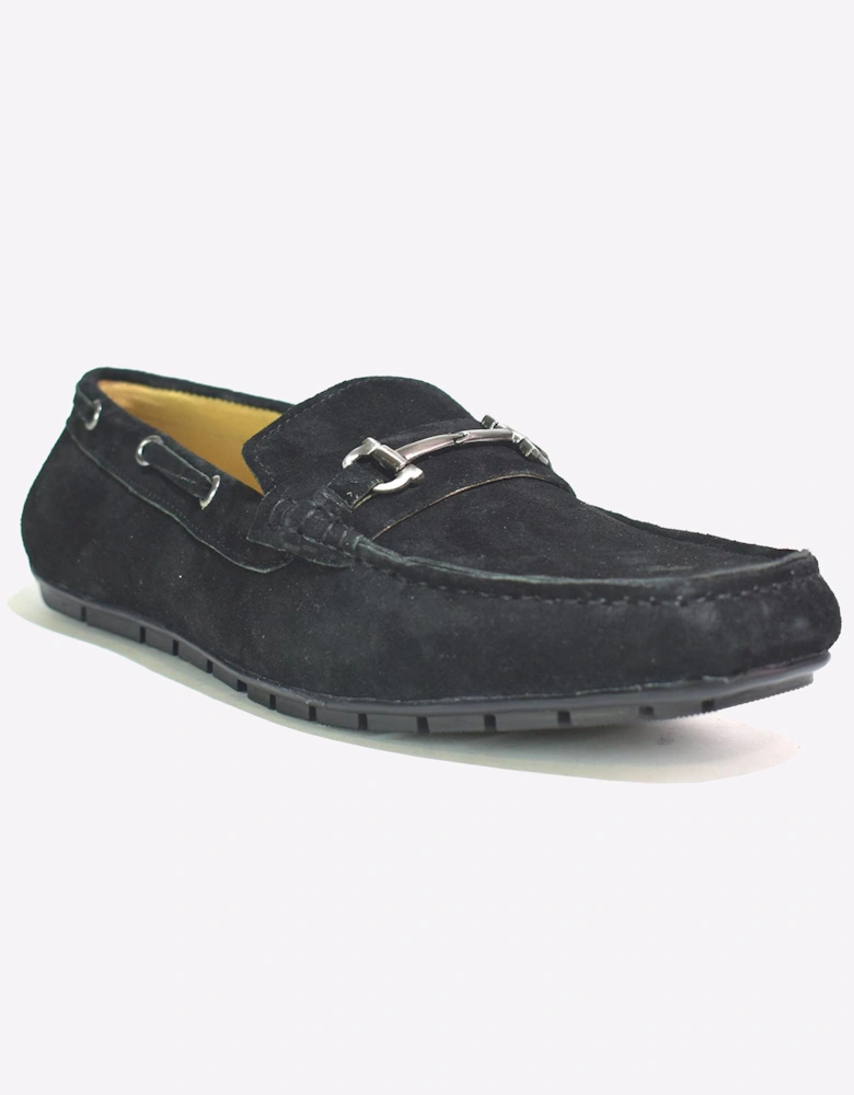 Malin Andre Slip On Shoes Mens Black Suede