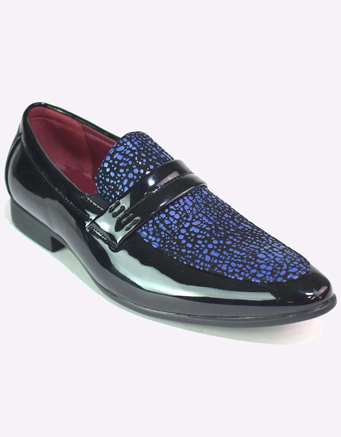 Malin Glenn Mens Slip On Shoes Black/Blue