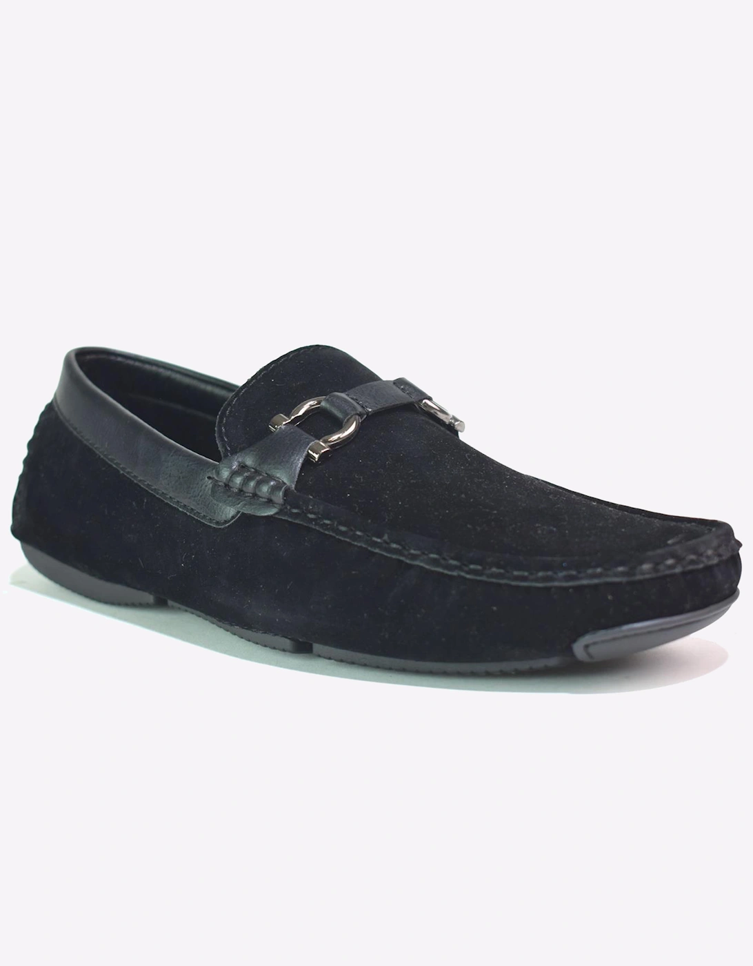 Malin Jose Mens Buckle Slip-On Shoes Black