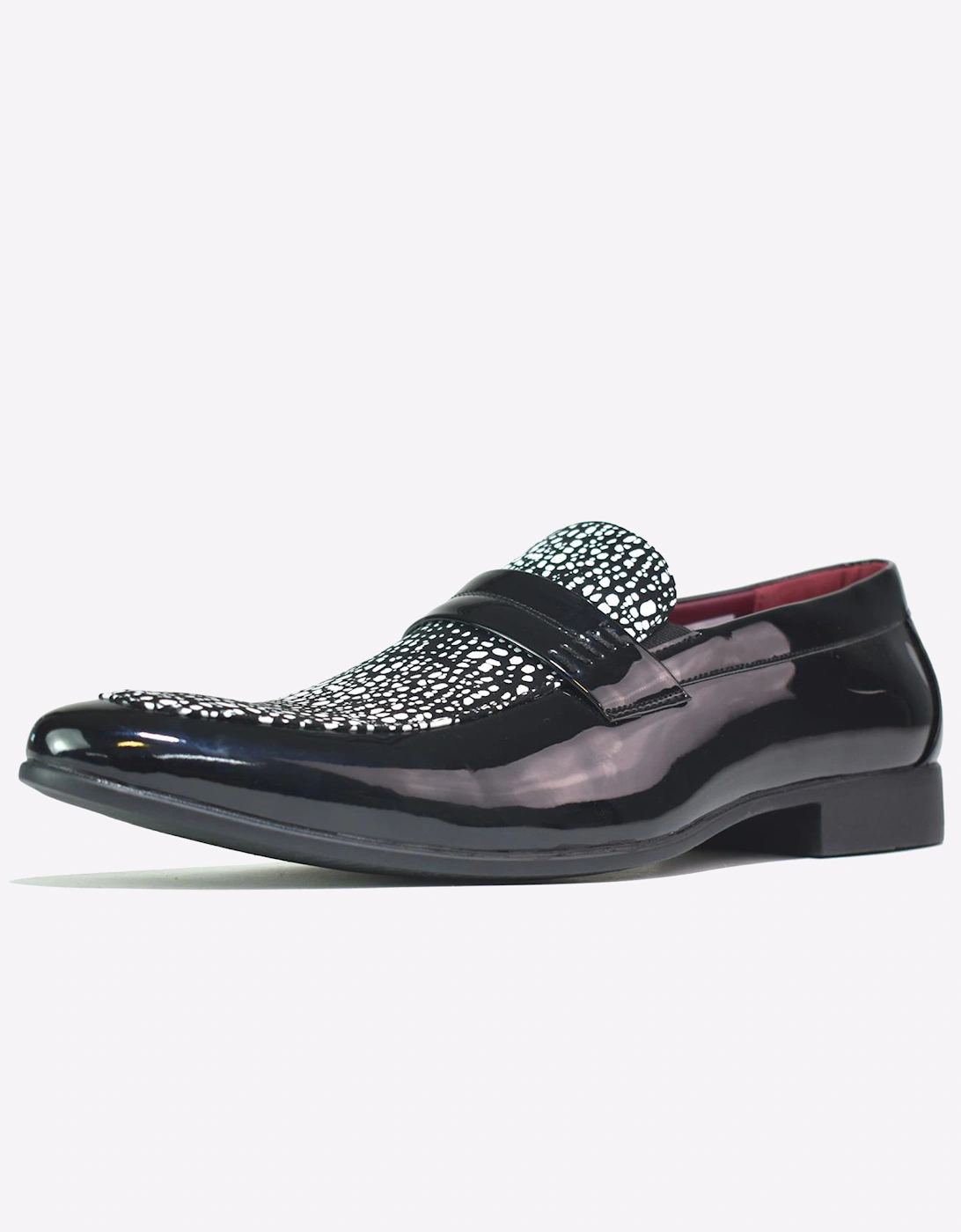 Malin Glenn Mens Slip On Shoes Black/White