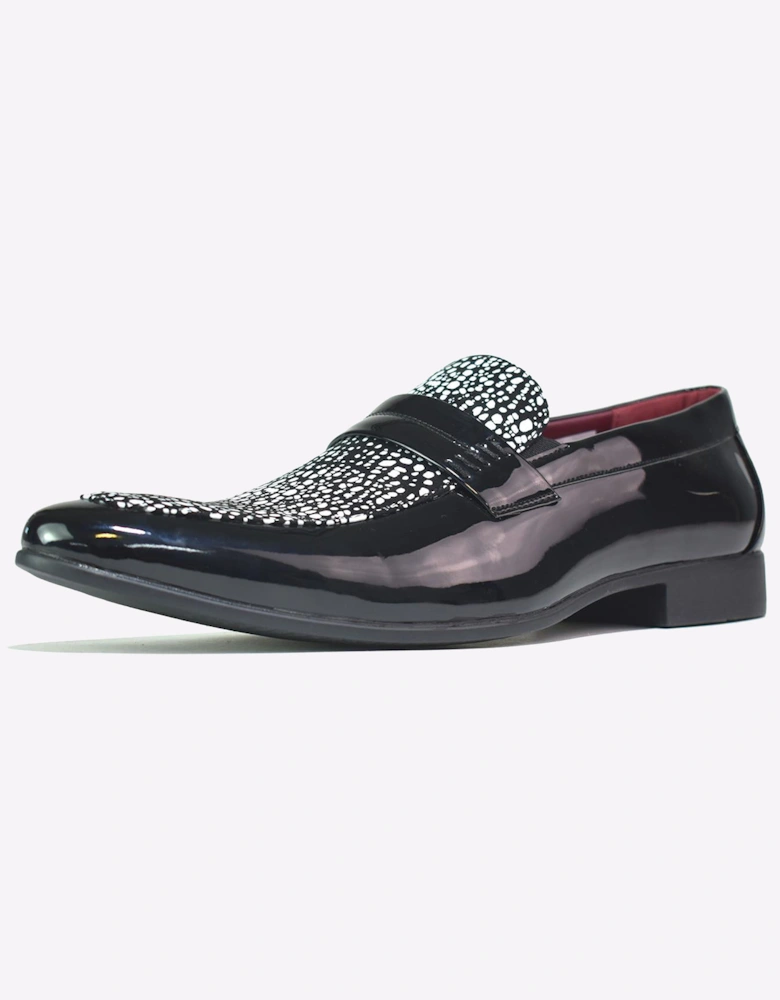 Malin Glenn Mens Slip On Shoes Black/White