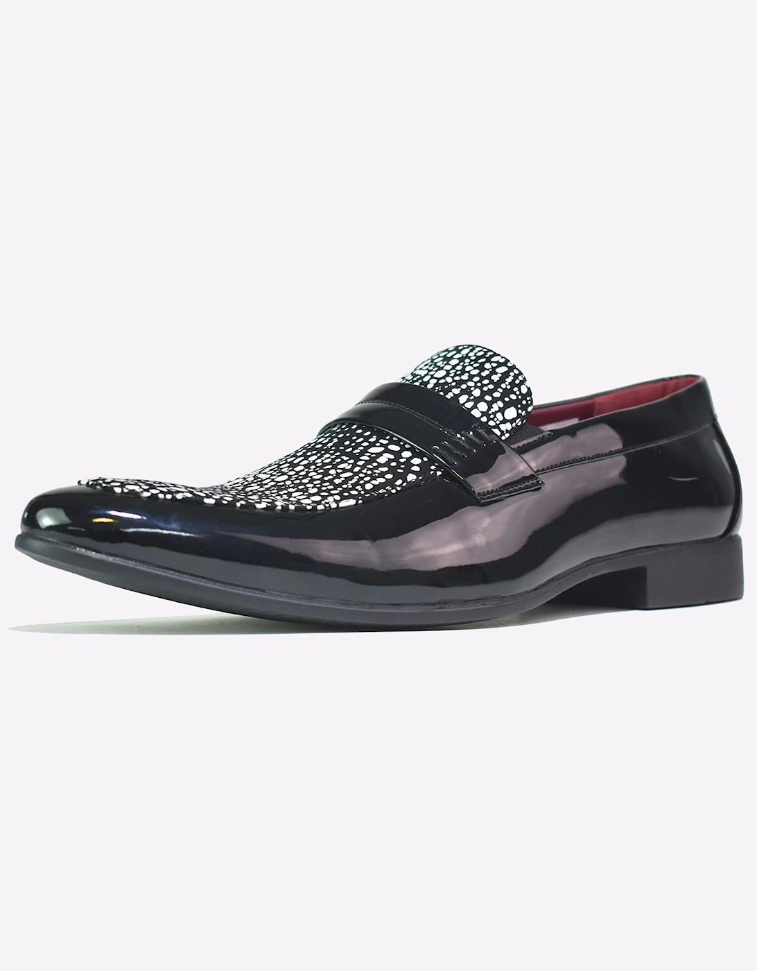 Malin Glenn Mens Slip On Shoes Black/White
