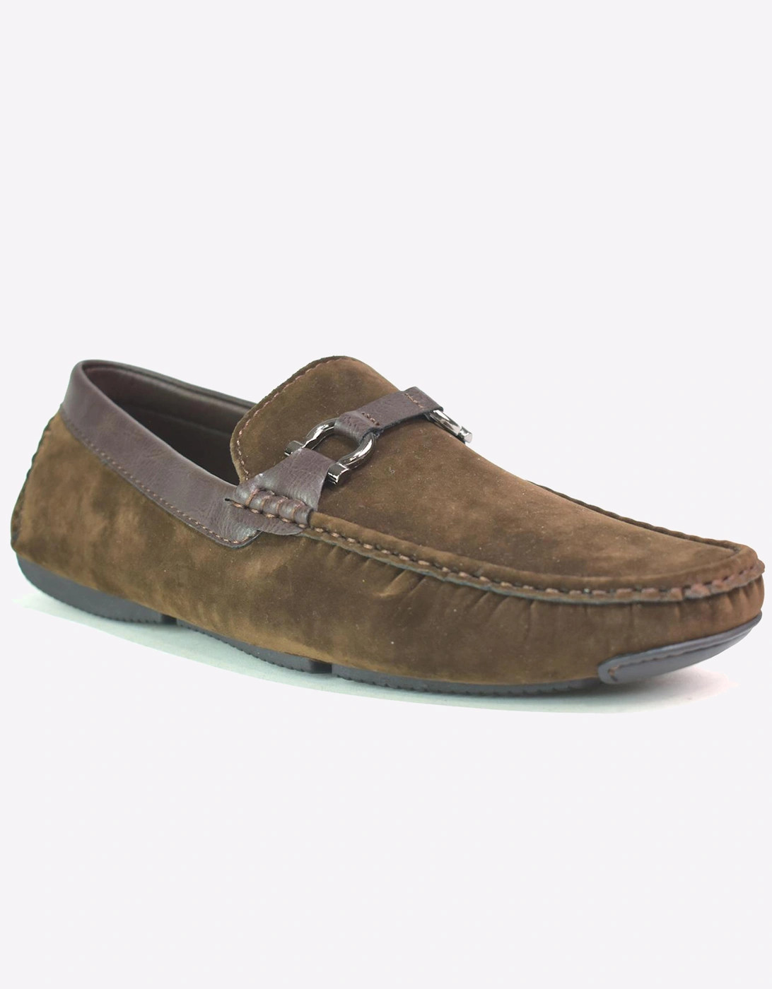 Malin Jose Mens Buckle Slip-On Shoes Brown
