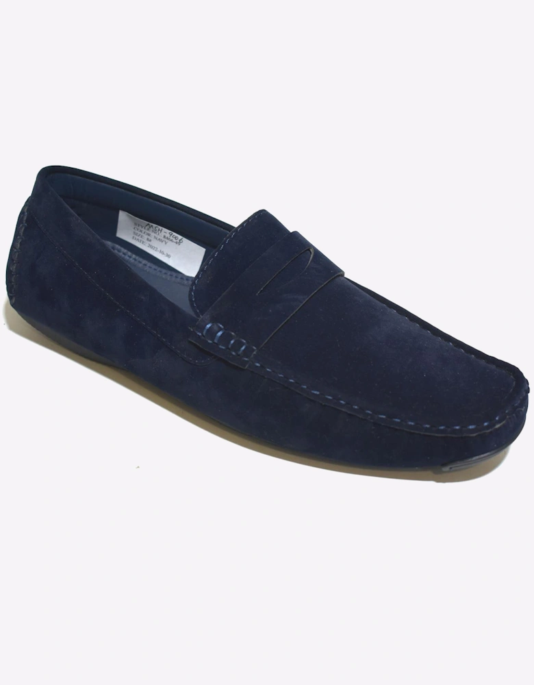 Malin Jason Mens Slip-On Shoes Navy