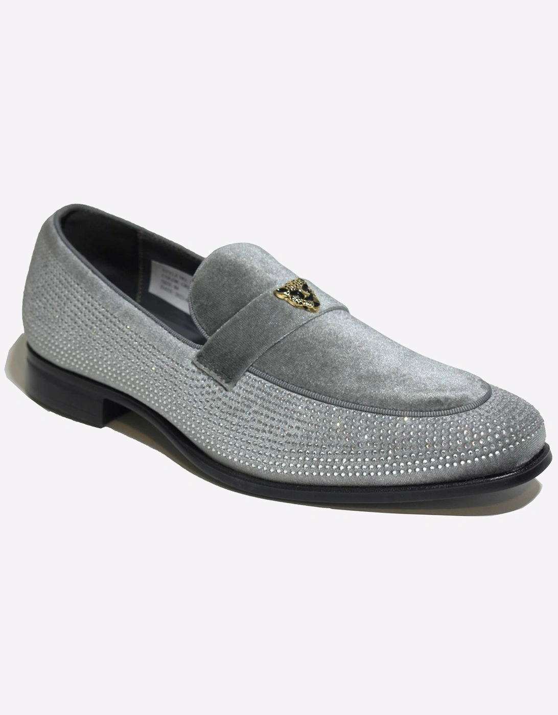 Malin Dawson Mens Slip-On Dress Shoes Grey