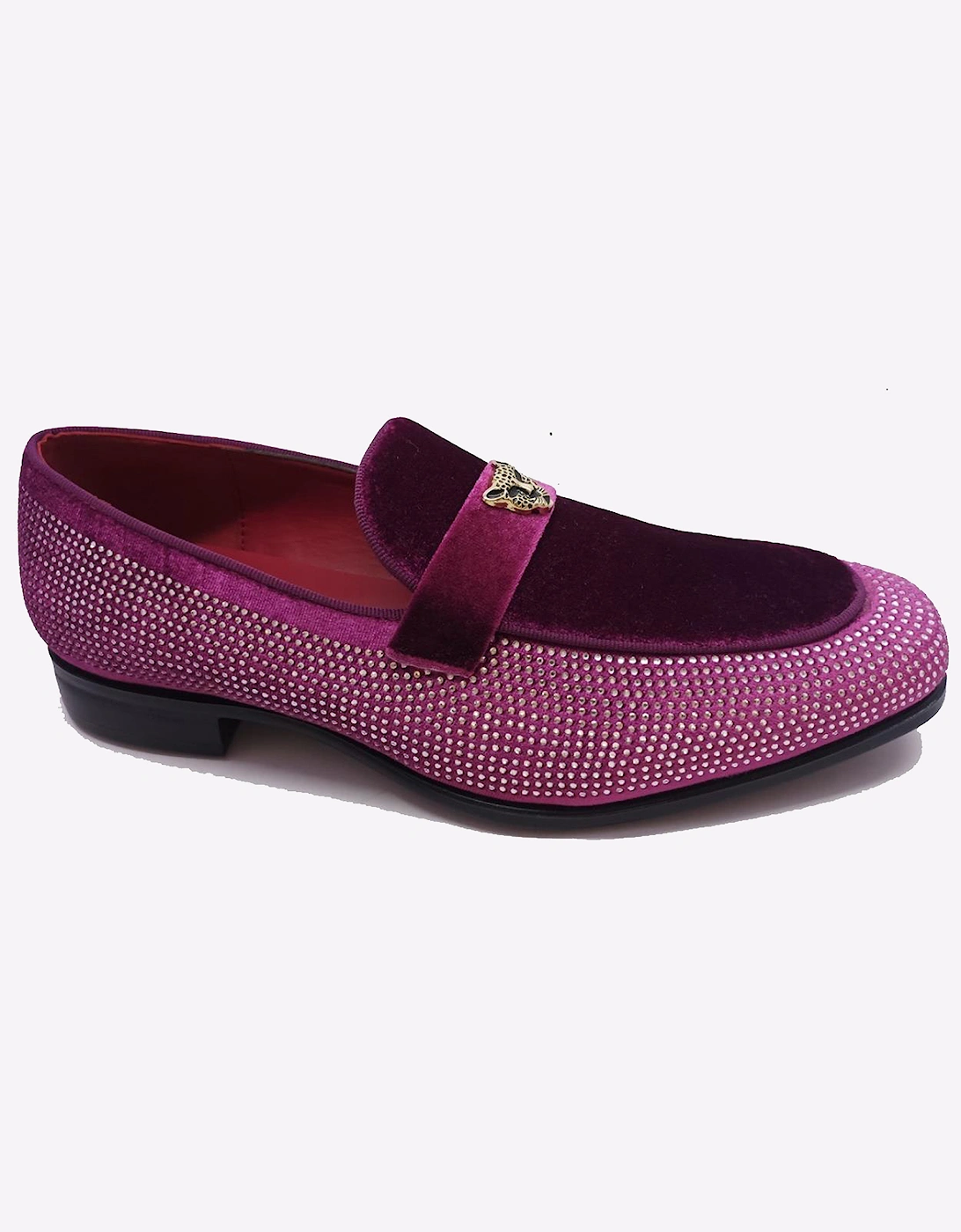 Malin Dawson Mens Slip-On Dress Shoes Burgundy