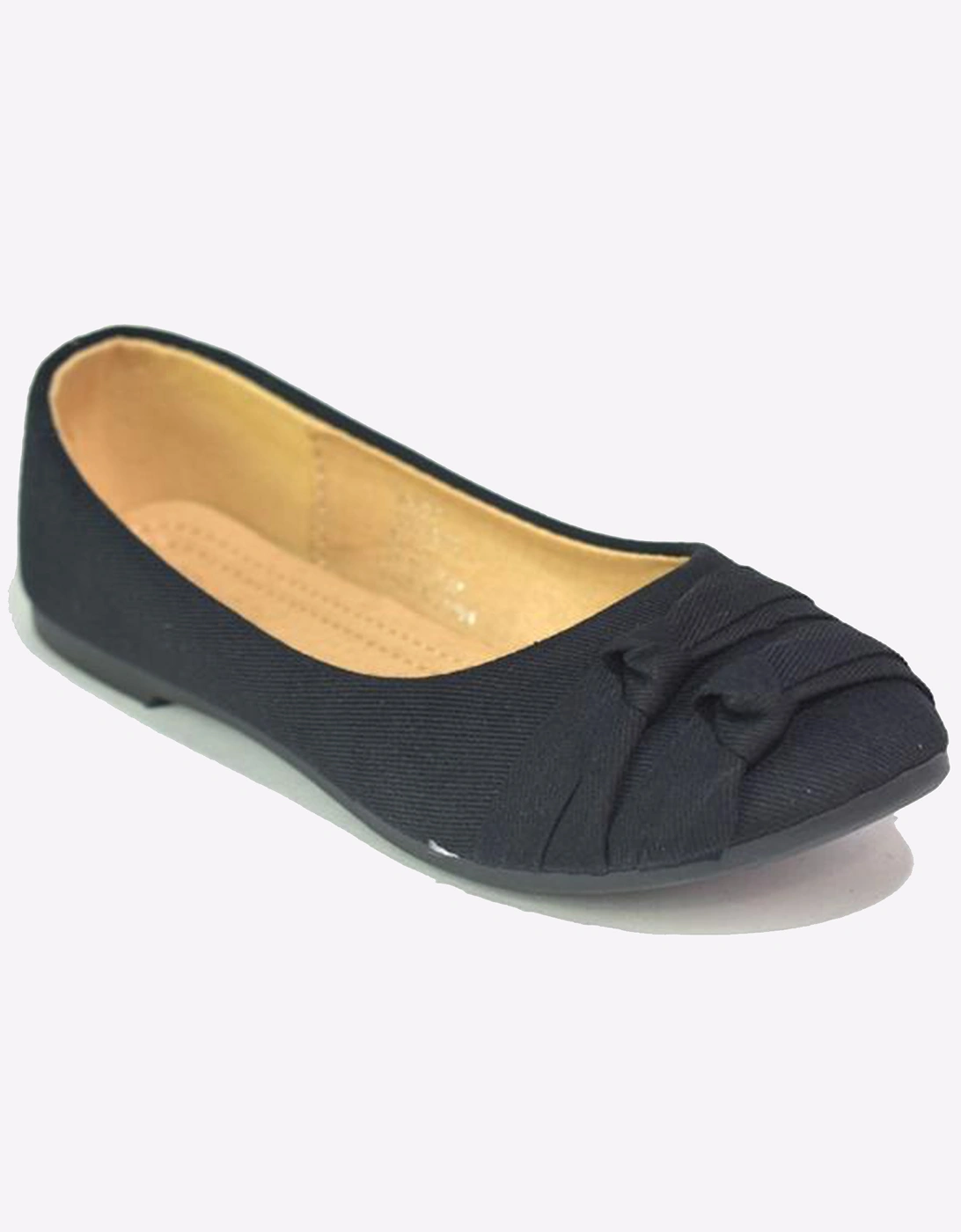 Reveal Miley Flat Ballerina Shoes Junior Black