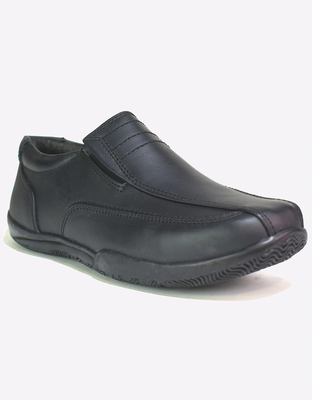 Malin Alexander Slip On Shoes Infants Boys Black Leather