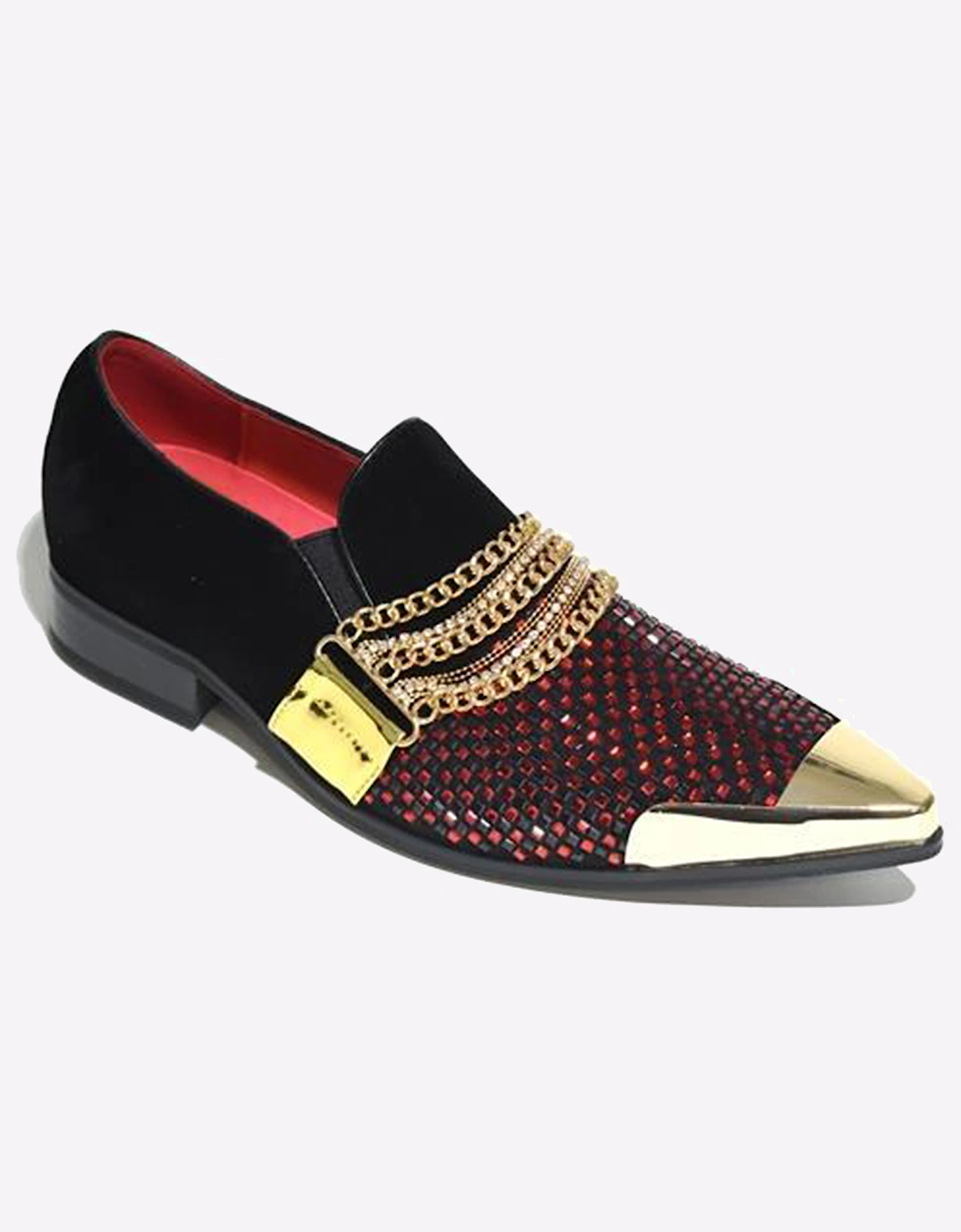 Malin Javier Shoes Mens Black/Red