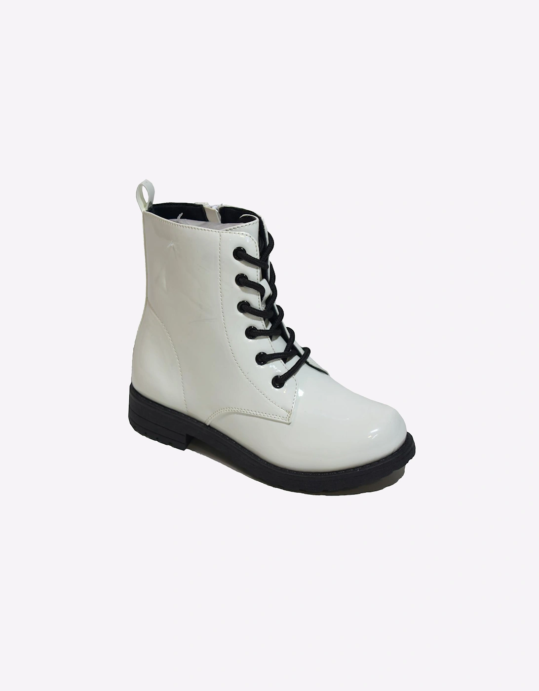 Reveal Gloria High Junior Girls White Patent