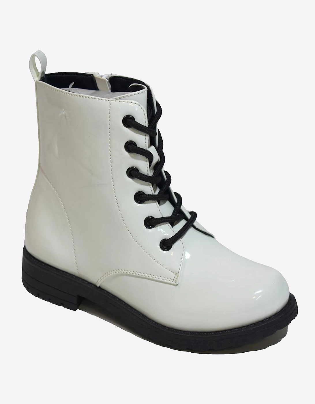 Reveal Gloria High Junior Girls White Patent