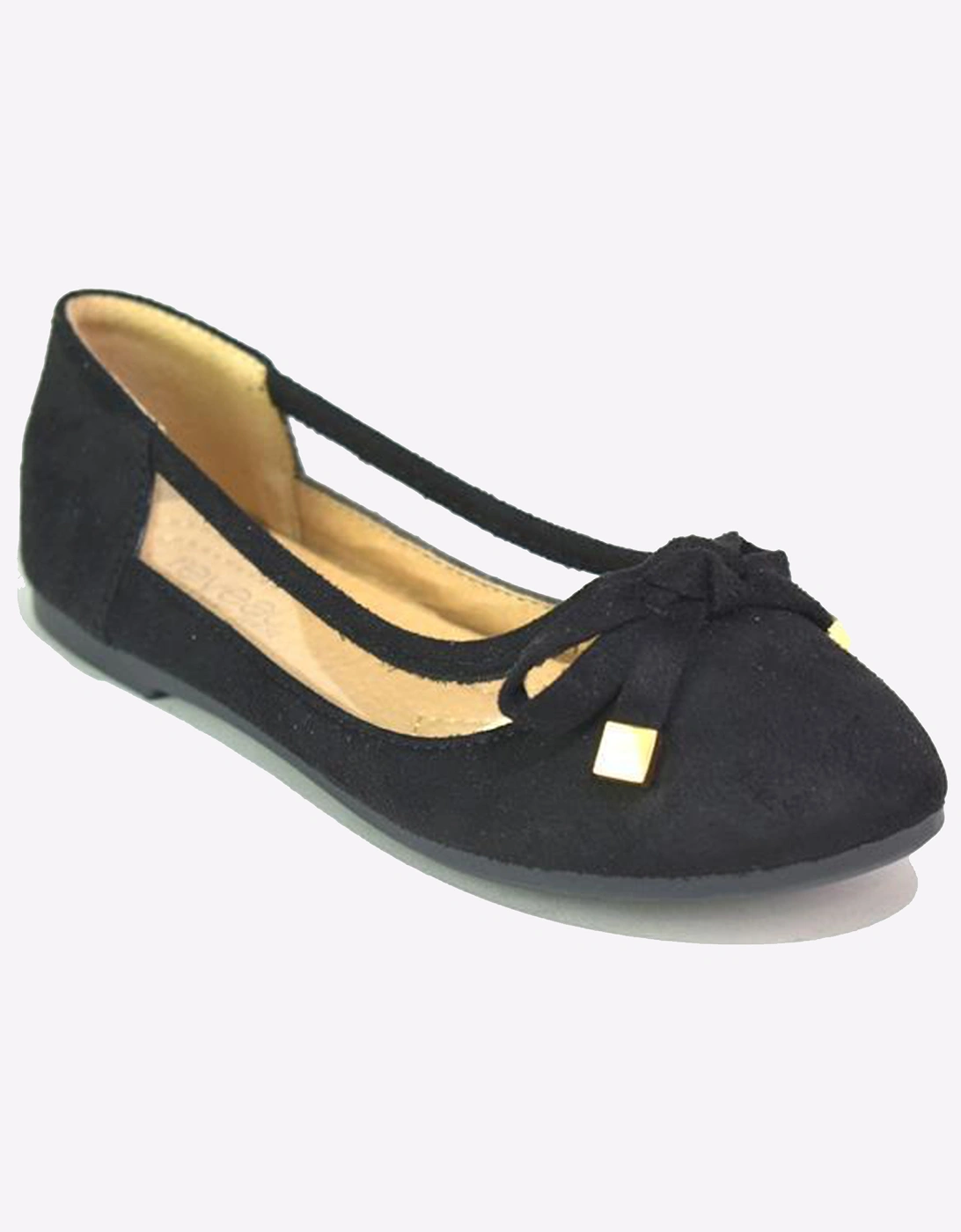 Reveal Tessa Slip on Shoes Junior Girls Black Microfibre