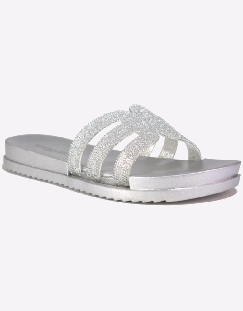 Hotsoles London Julianna Womens Silver