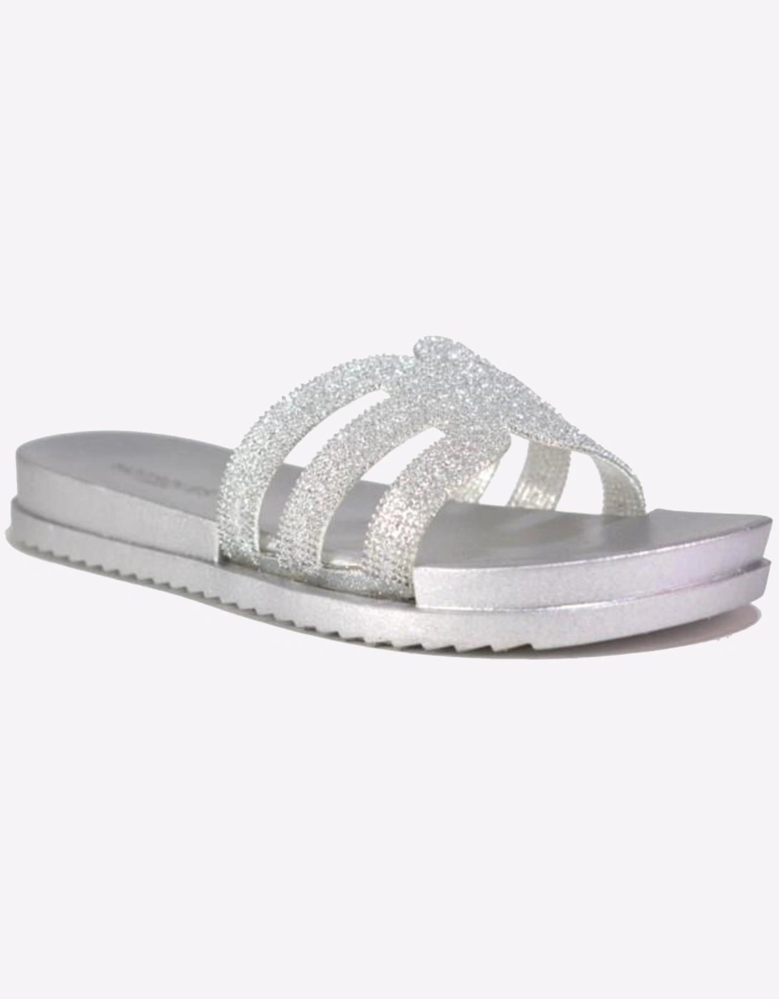 Hotsoles London Julianna Womens Silver