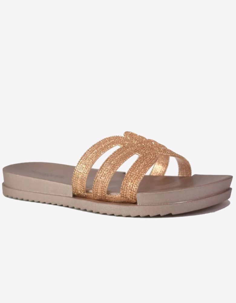 Hotsoles London Julianna Womens Rose Gold