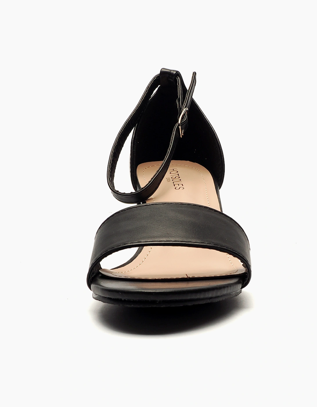 Hotsoles London Sasha Womens Black Pu