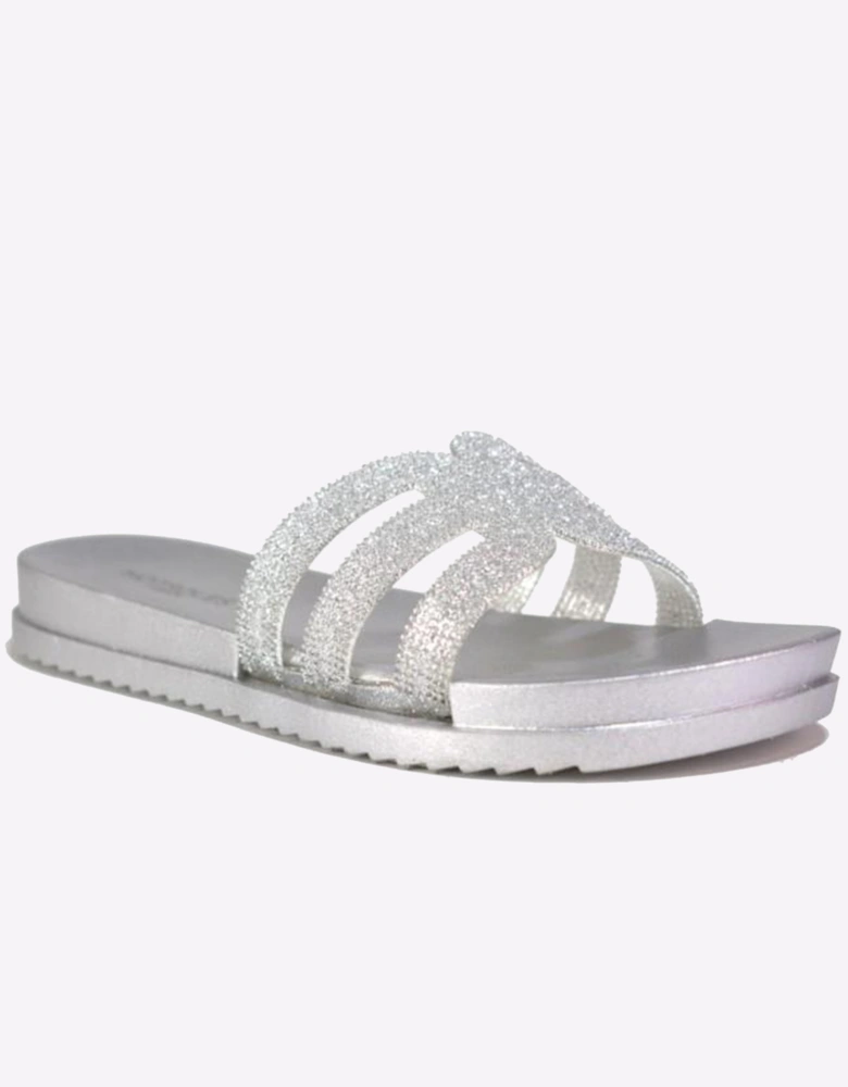 Hotsoles London Julianna Womens Silver