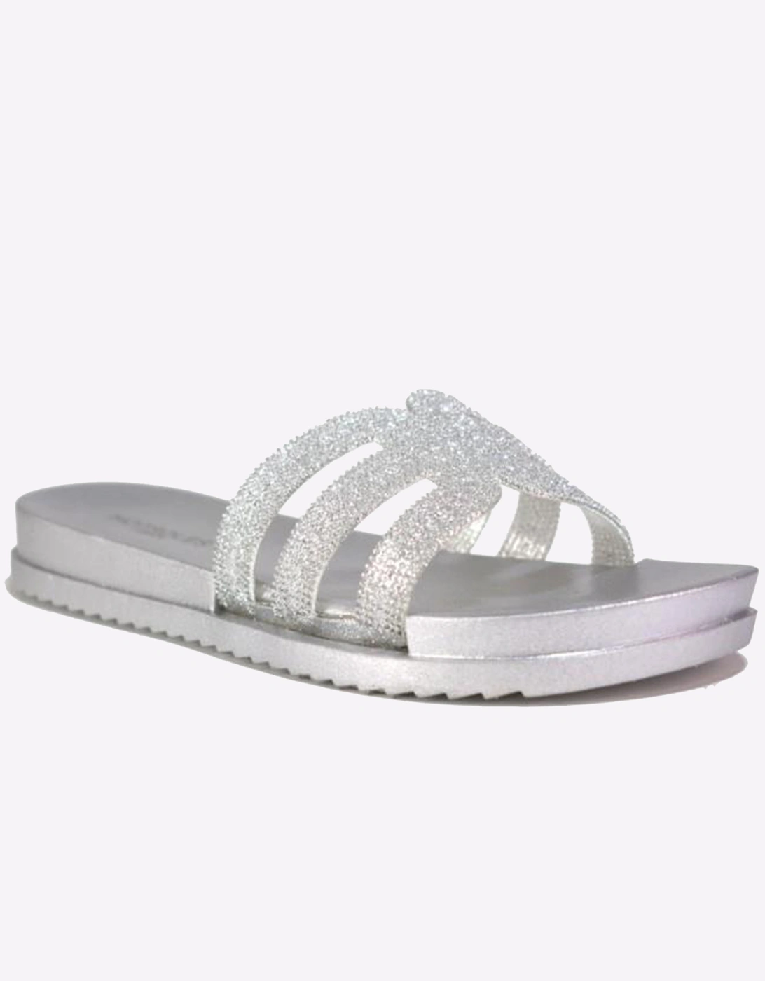 Hotsoles London Julianna Womens Silver