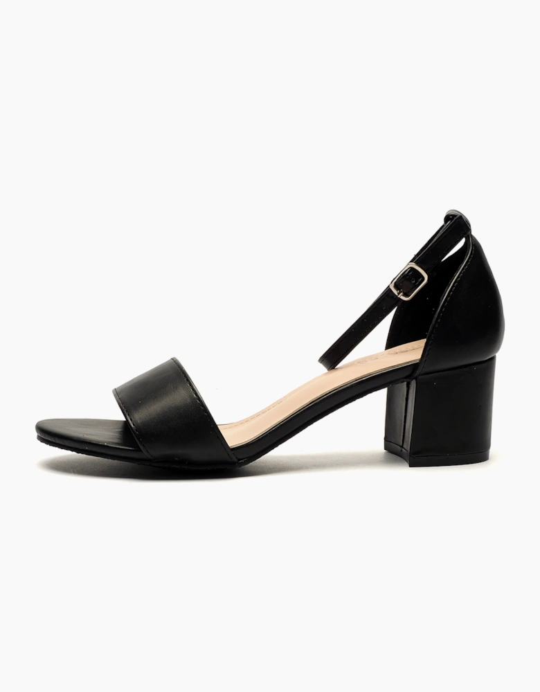 Hotsoles London Sasha Womens Black Pu