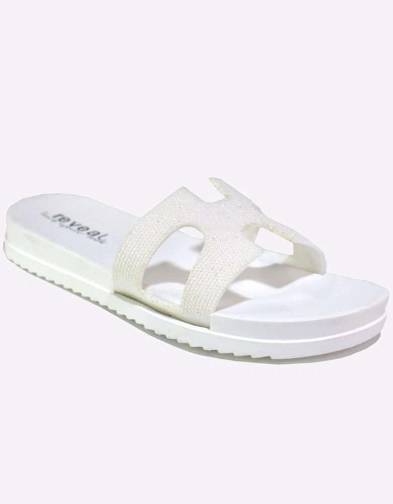 Reveal Carter Sandals Womens White