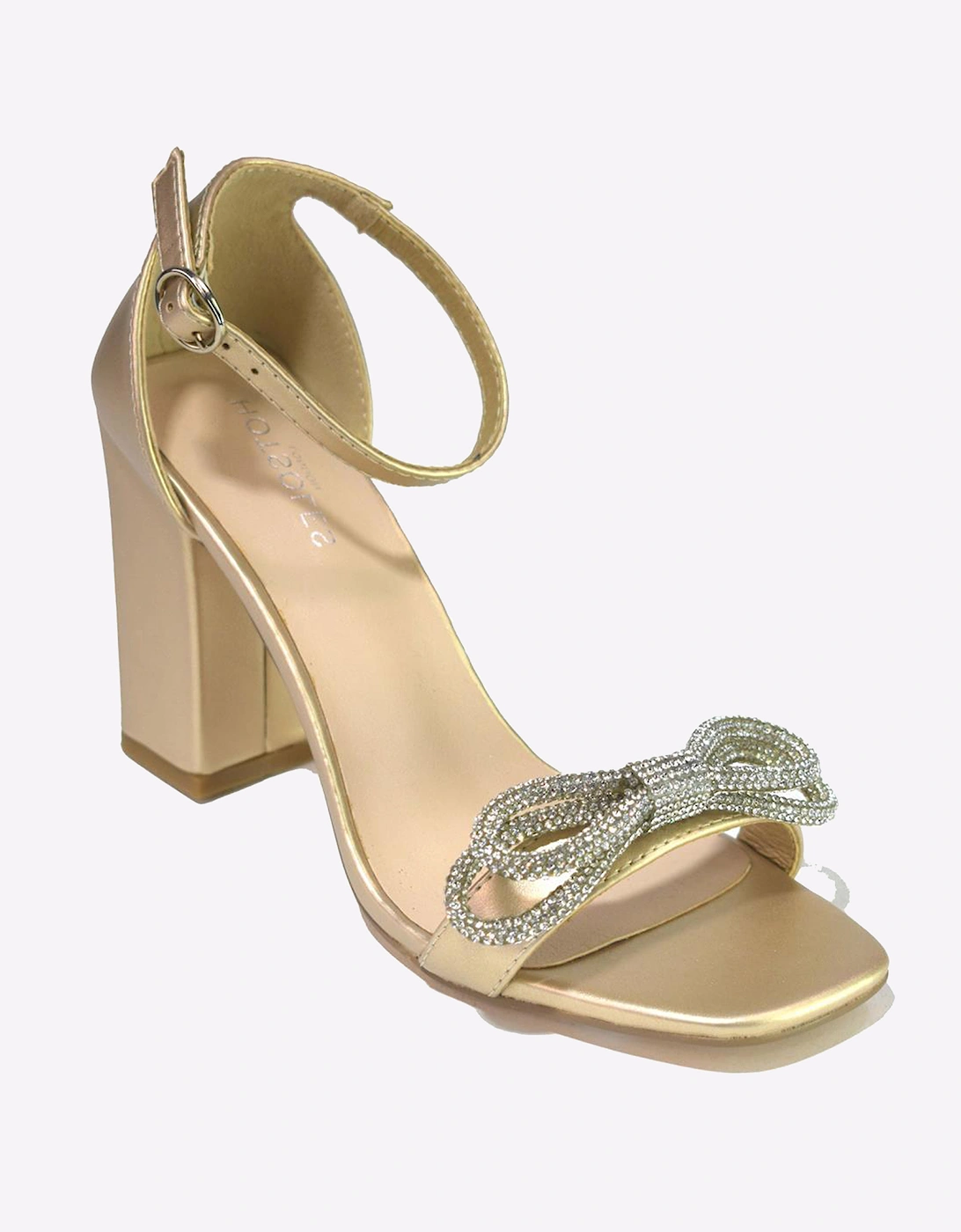 Hotsoles London Trish Women's Heel Sandals Gold