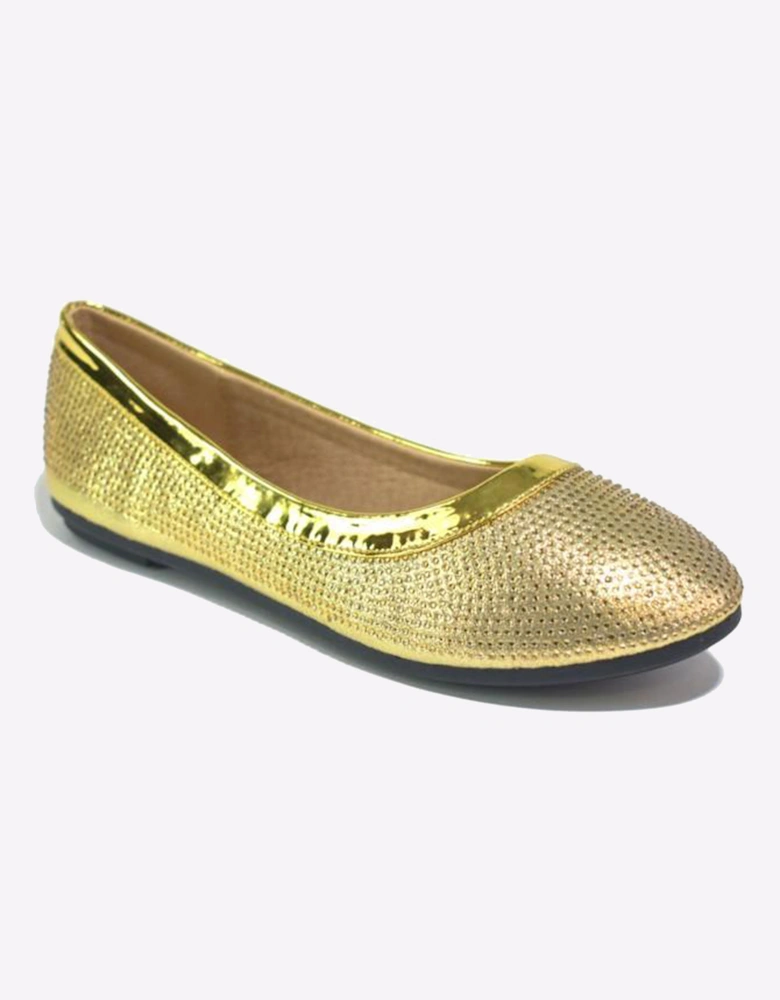 Reveal Egwene Girls Dress Shoes Gold