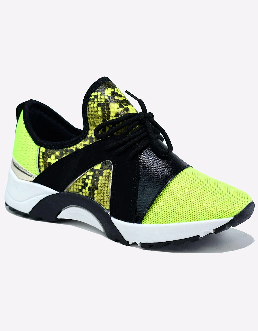 Hotsoles London Paris Womens Trainers Yellow