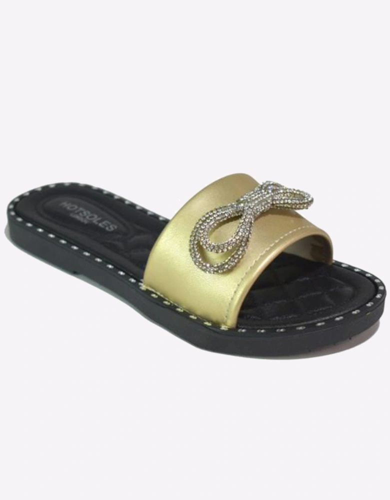 Hotsoles London Quinn Womens Sandals Gold