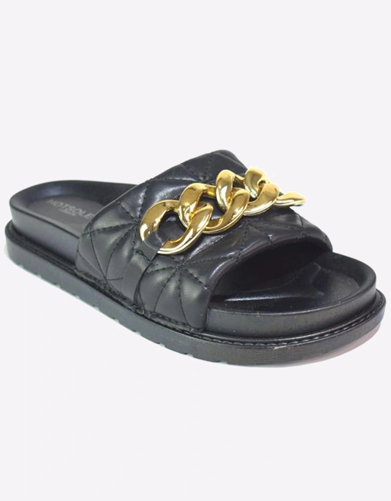 Hotsoles London Sia Womens Sandals Black