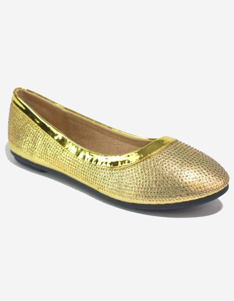 Reveal Egwene Womens Slip On Shoes Gold