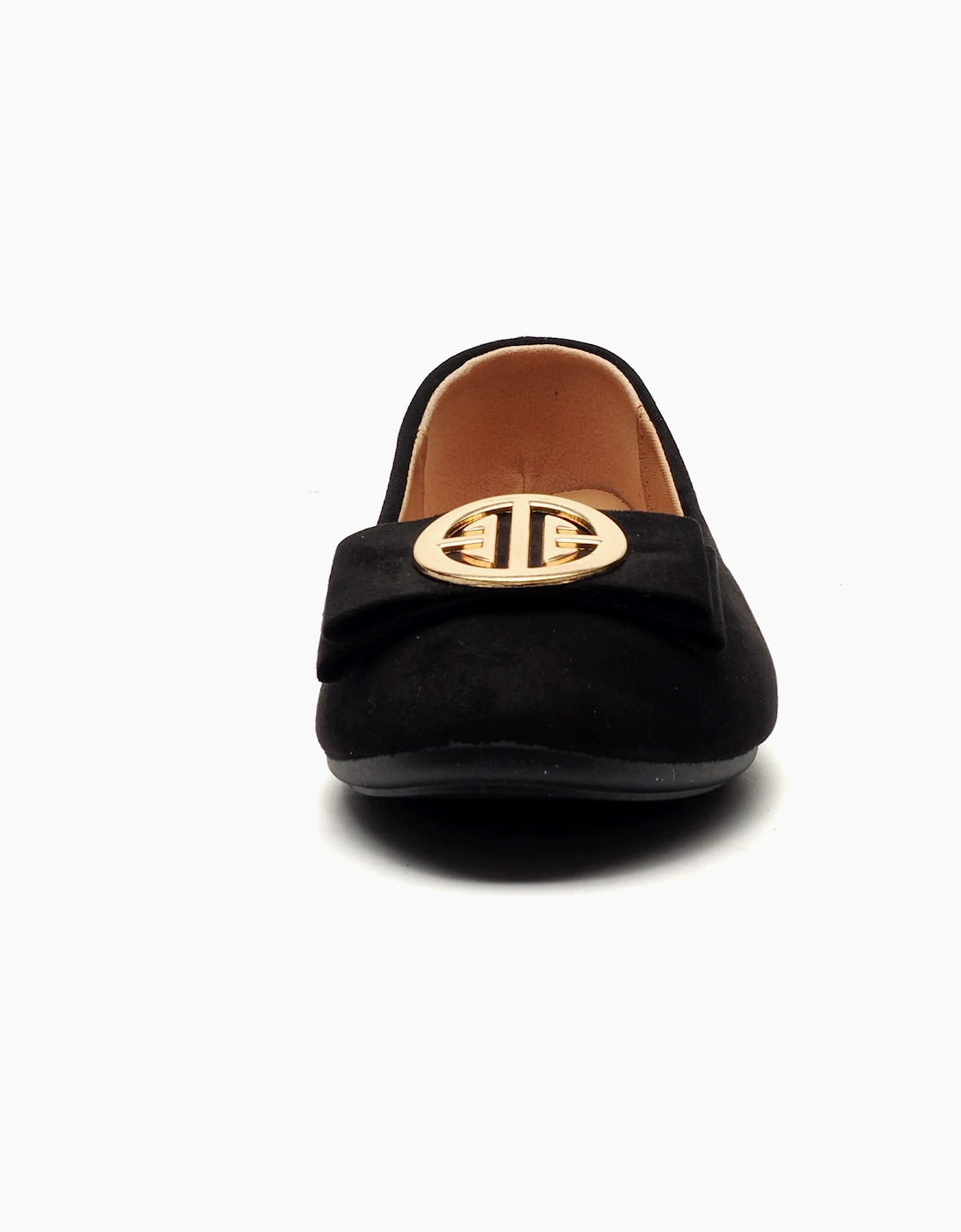 Reveal Rosie Womens Slip On Shoes Black Microfibre