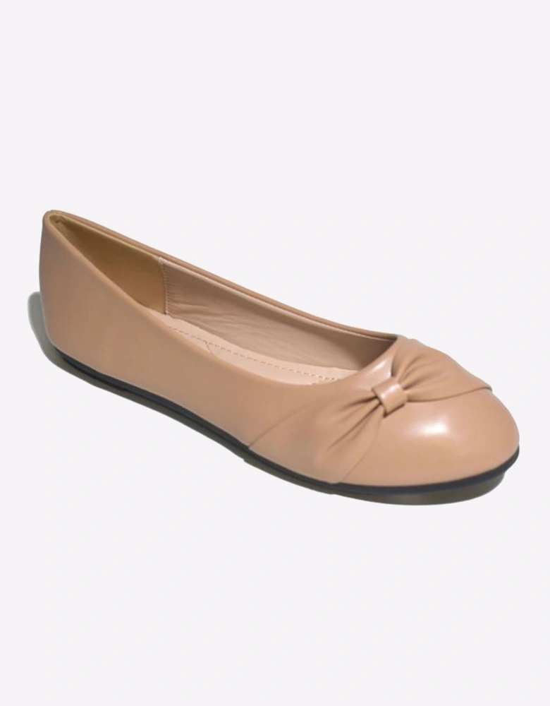 Reveal Zora Womens Slip On Shoes Nude PU
