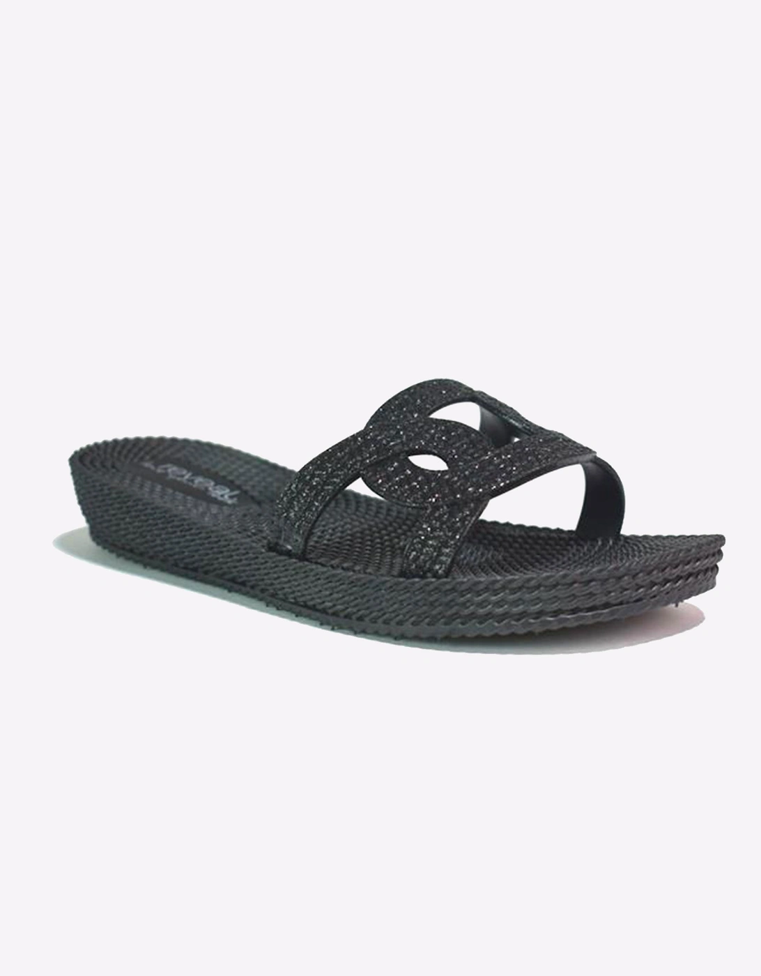 Reveal Criss Cross Womens Sandals Black