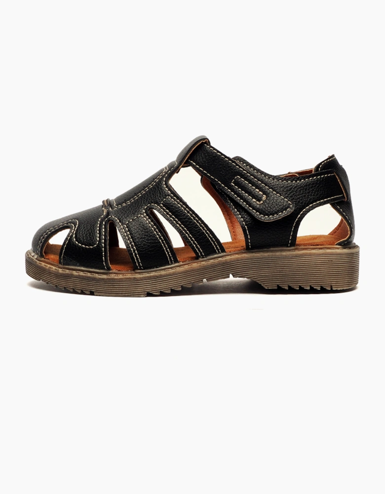 Gloryfeet Xavier Boys Sandals Black