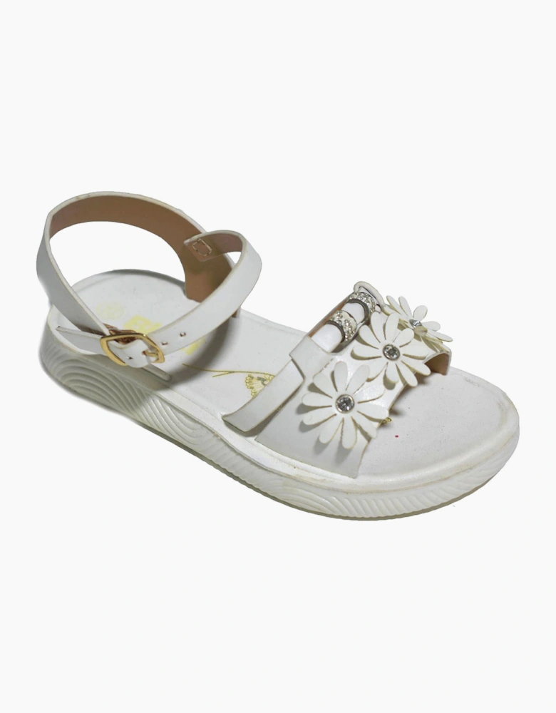 Gloryfeet Jayla Girls Sandals White