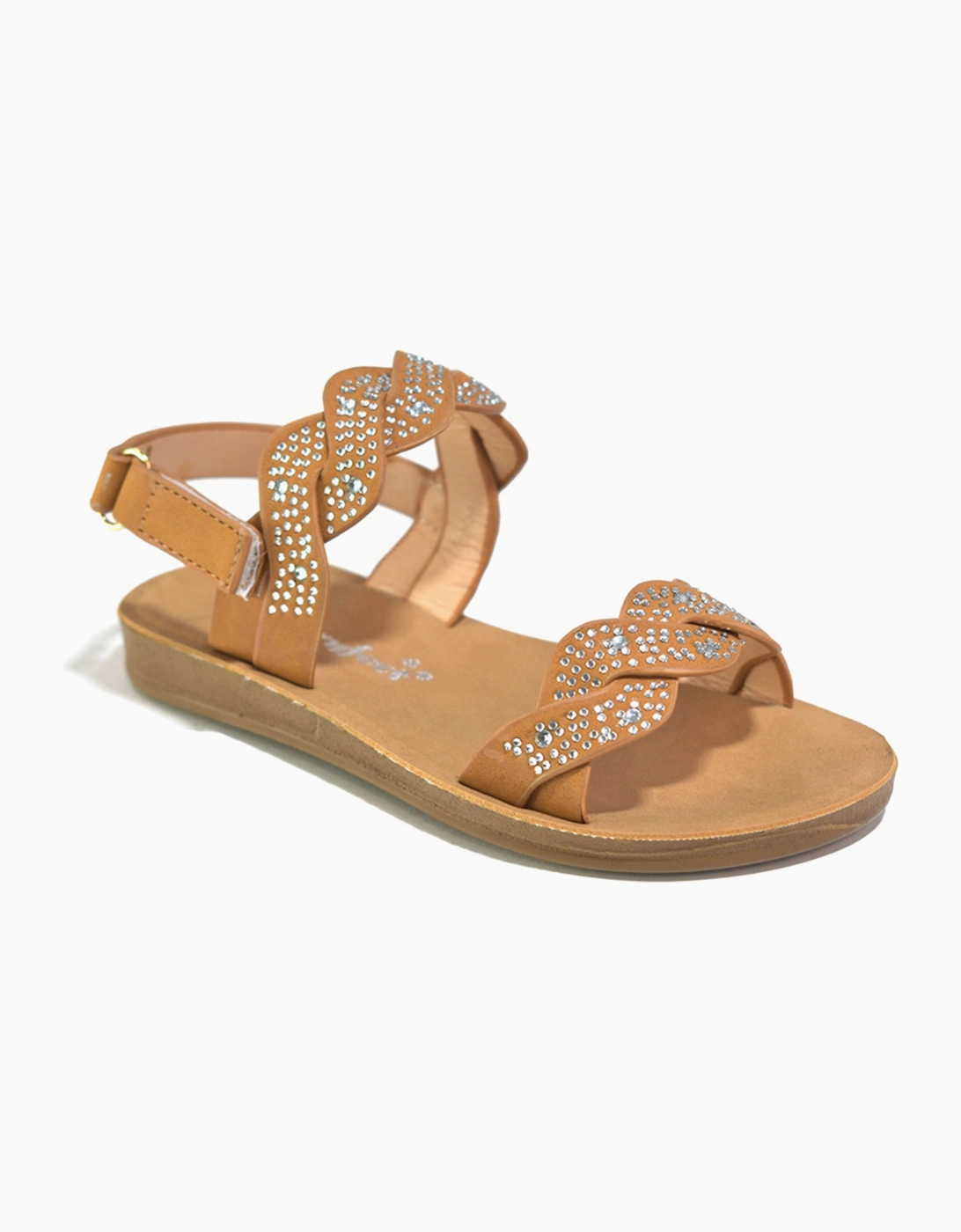 Gloryfeet Kaiden Girls Sandals Tan