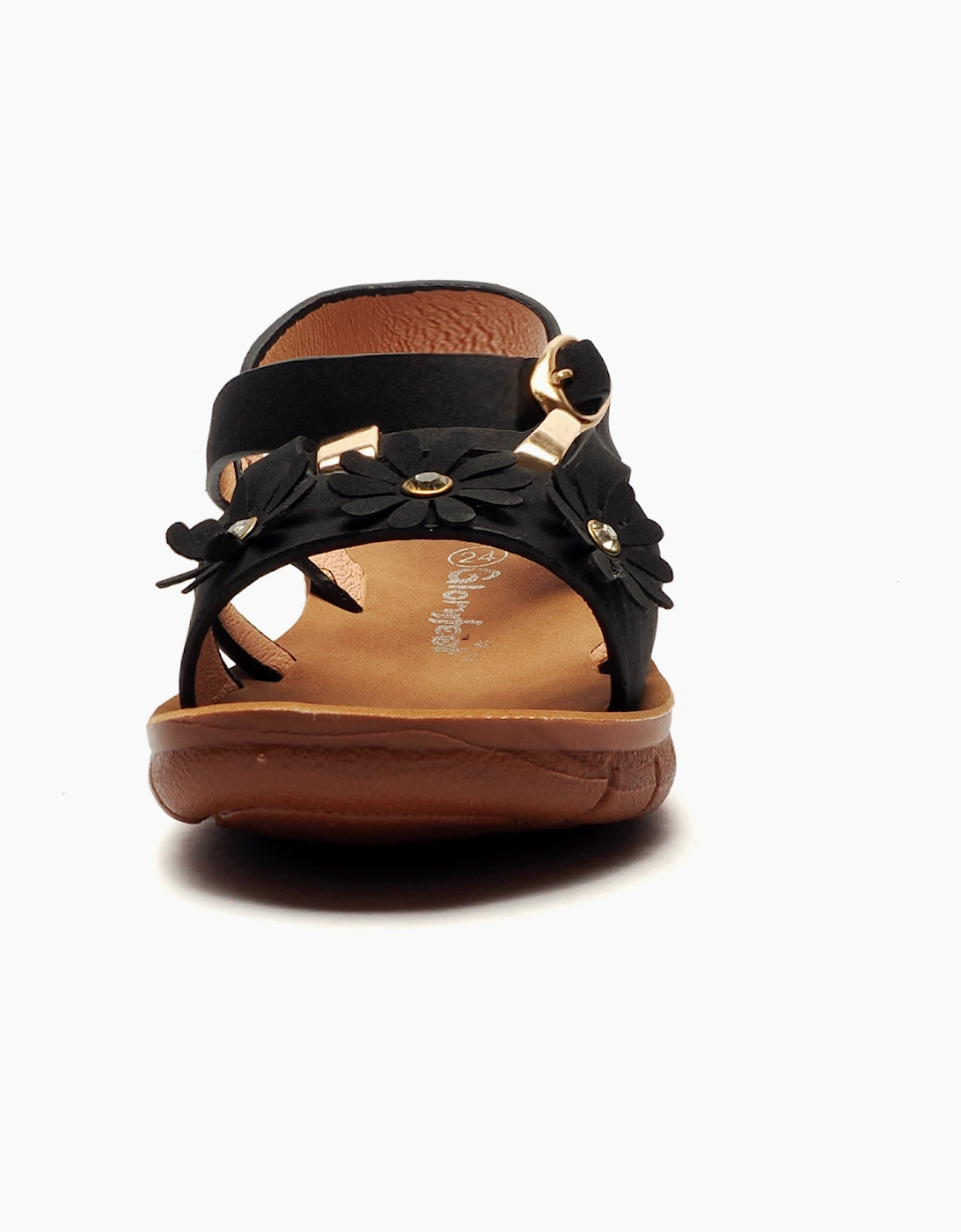 Gloryfeet Jayla Girls Sandals BLACK