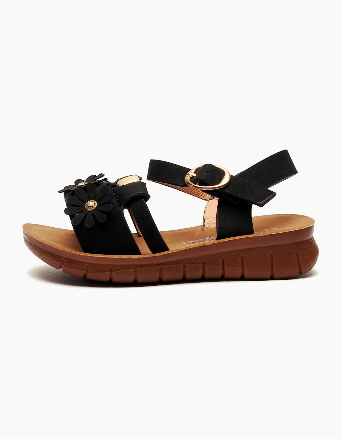 Gloryfeet Jayla Girls Sandals BLACK