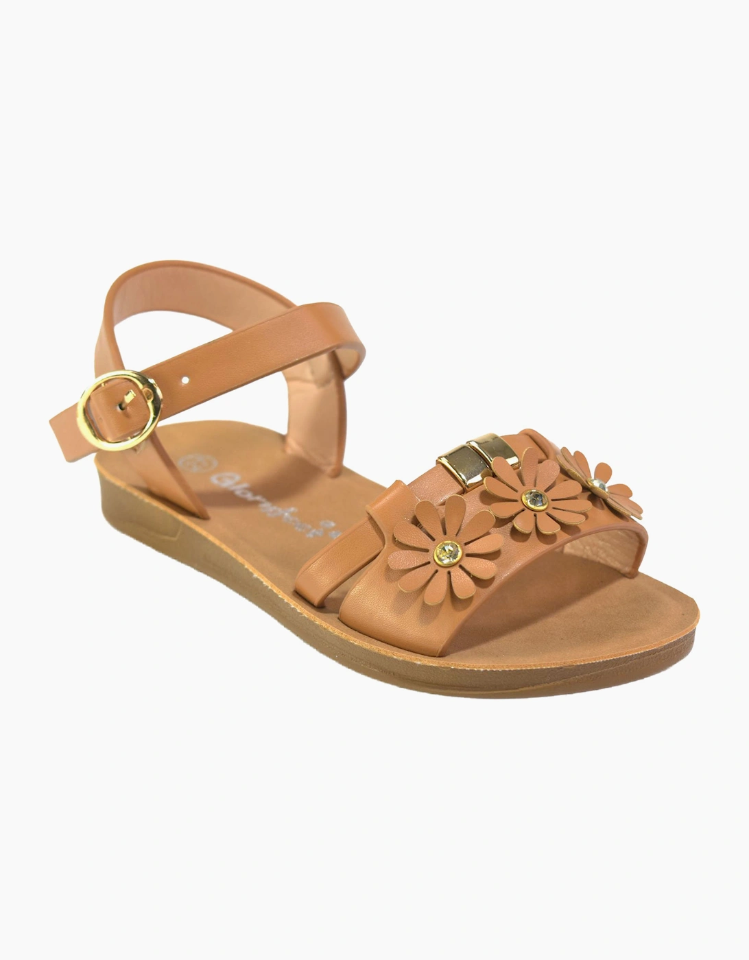 Gloryfeet Jayla Girls Sandals Tan