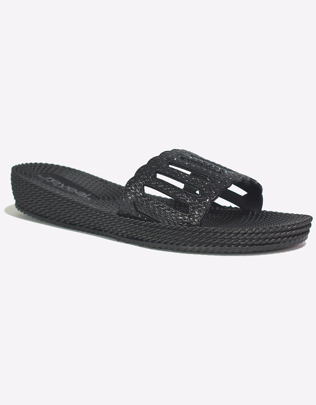 Reveal Rose Sandals Womens Black
