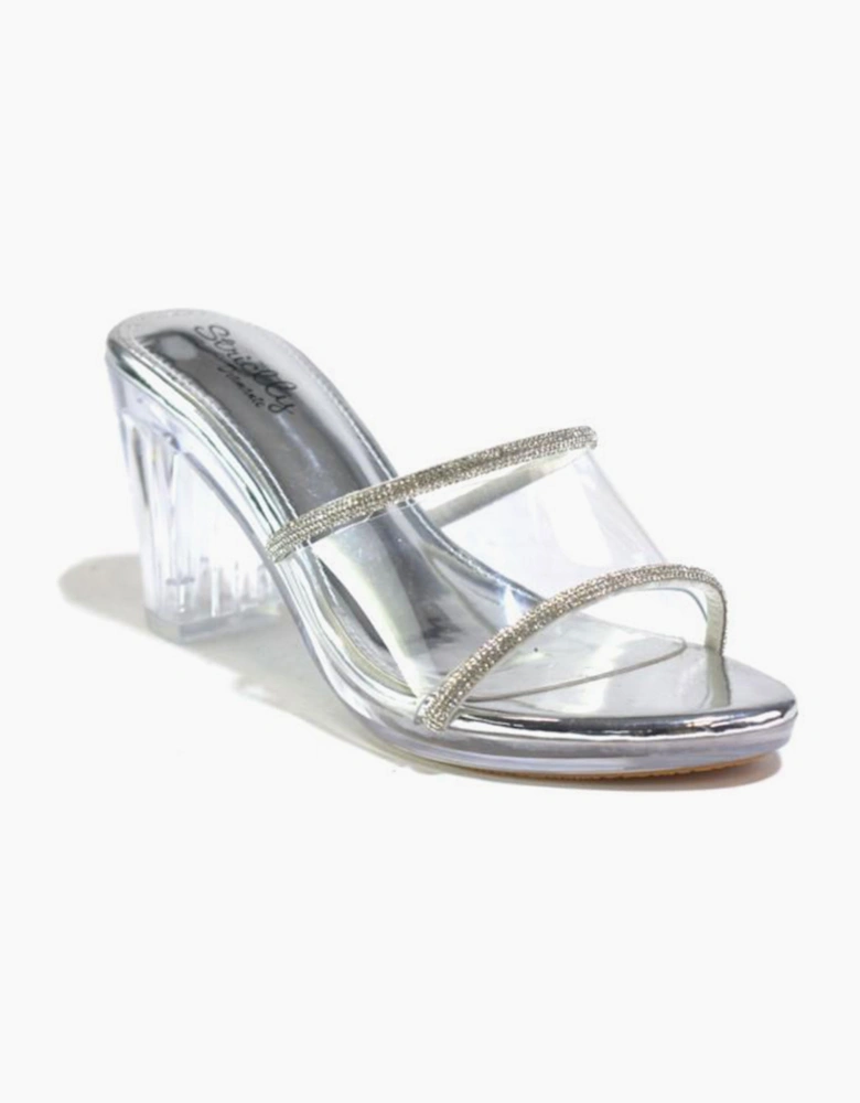 Strictly Nancy Women's Slip On Sandals Silver